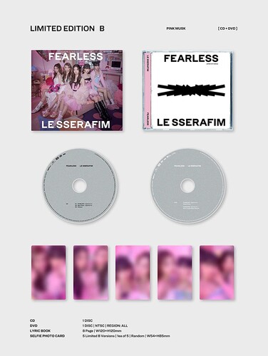 LE SSERAFIM - Fearless (Limited Edition B - CD + DVD)