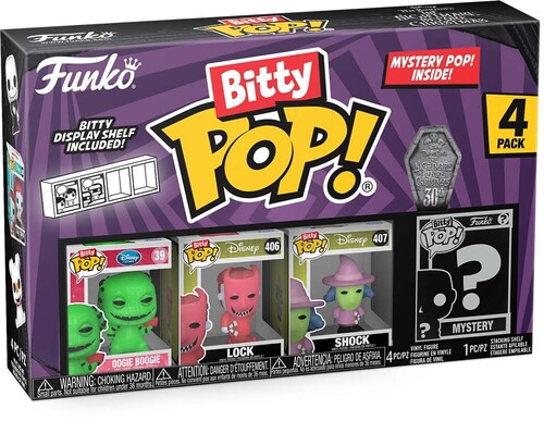 THE NIGHTMARE BEFORE CHRISTMAS- OOGIE BOOGIE 4PK