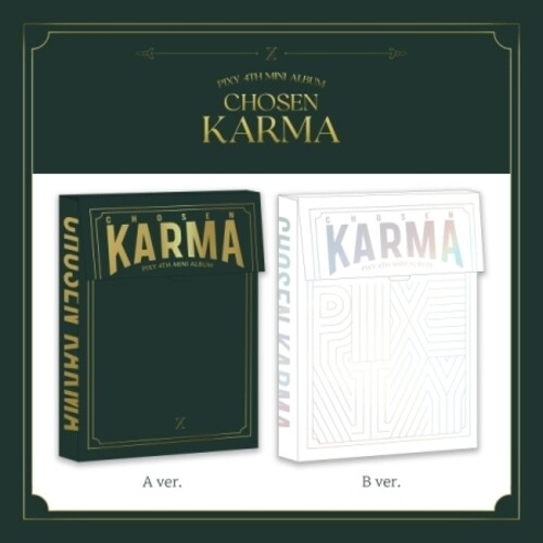 Chosen Karma - Random Cover - incl. 62pg Photobook, Lyrics Paper, 2 Photocards, 2 Scratch Message Cards + 2 Stickers