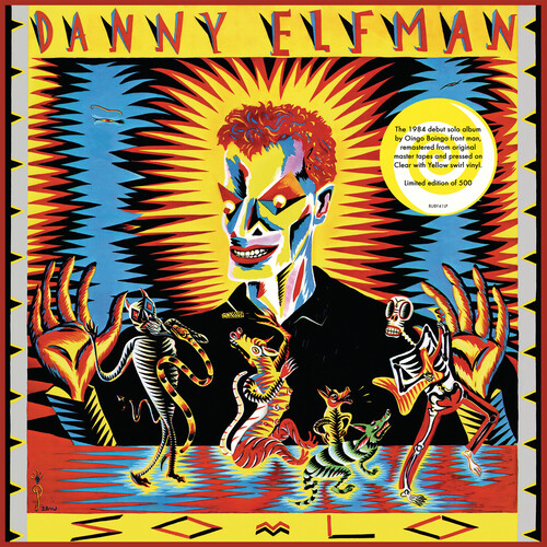 Danny Elfman - So-Lo - Yellow/Black (Blk) vinyl record cover