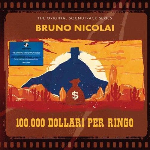 100000 Dollari Per Ringo (Original Soundtrack) - Limited 180-Gram Transparent Orange Colored Vinyl with CD