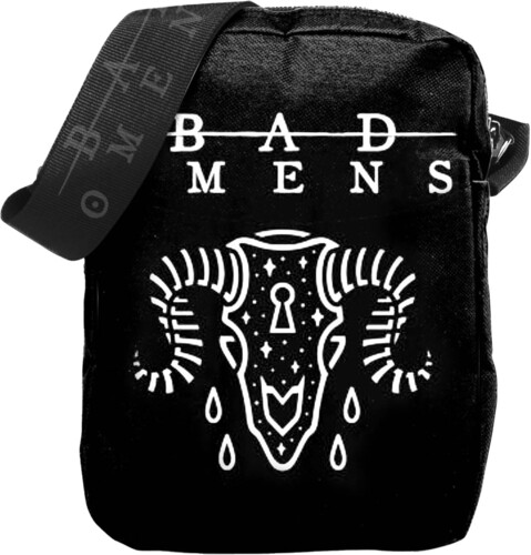 ROCKSAX BAD OMENS RAMSKULL CROSSBODY BAG BLACK