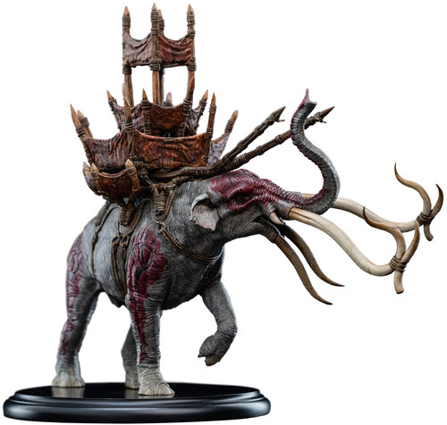 LOTR - MUMAK IN BATTLE MINIATURE STATUE|alliance entertainment