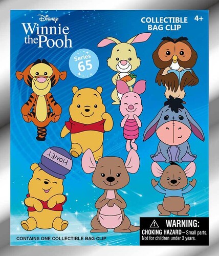 WINNIE THE POOH S65 3D BAG CLIP 24PC BLIND PDQ