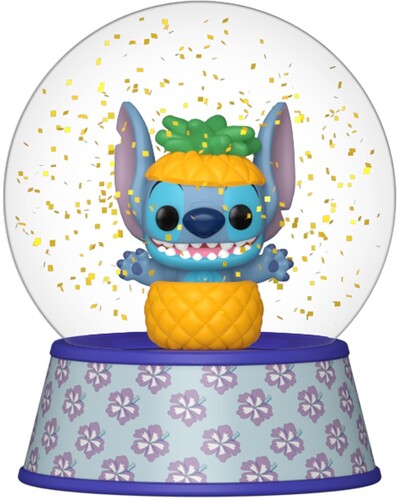 POP MINI GLITTER GLOBE STITCH STITCH IN PINEAPPLE