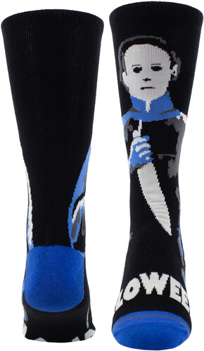 Perri's - Halloween 4 - Michael Blue Knife - Crew Socks