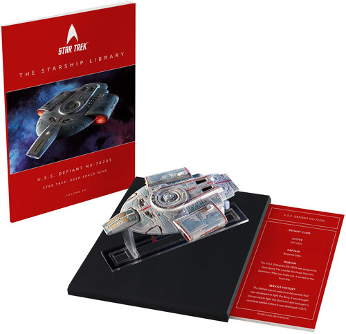 STAR TREK DS9 USS DEFIANT NCC-74205 LIBRARY SERIES