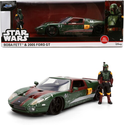 JADA 1/ 24 HWR SW 05 FORD GT DIE-CAST & BOBA FETT