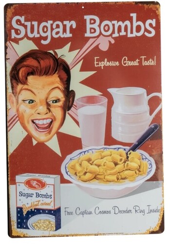 FALLOUT - SUGAR BOMBS METAL SIGN