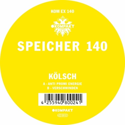 Kolsch - Speicher 140 (Ep) vinyl record cover